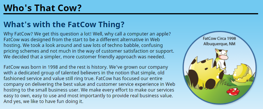About FatCow